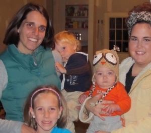 Portrait of the donor and recipient families together.